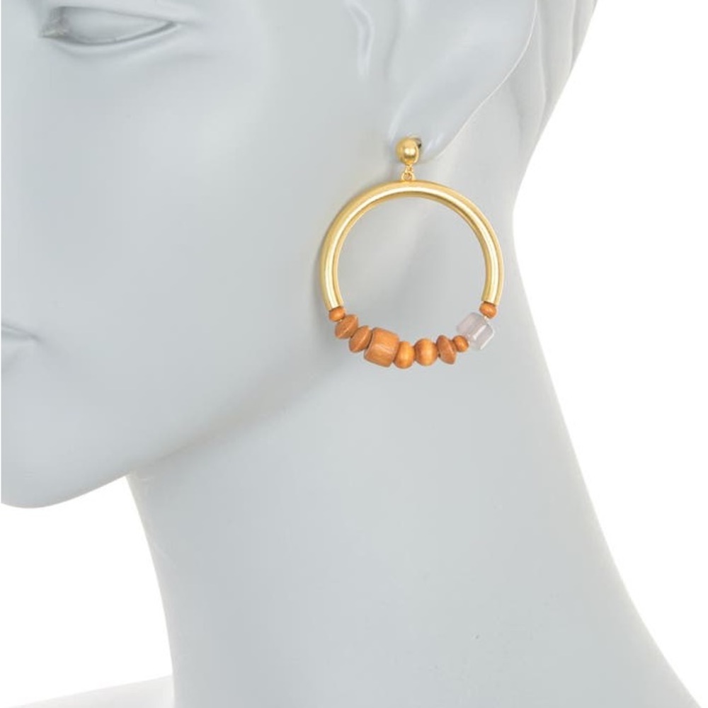 Madewell Sunwashed Gypsy Hoop Earrings